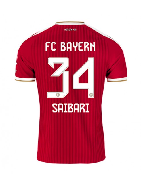 Bayern Munich Ismael Saibari #34 Replika Hemmakläder 2026-27 Kortärmad Bayern Munich Ismael Saibari #34 Replika Hemmakläder 2026-27 Kortärmad
